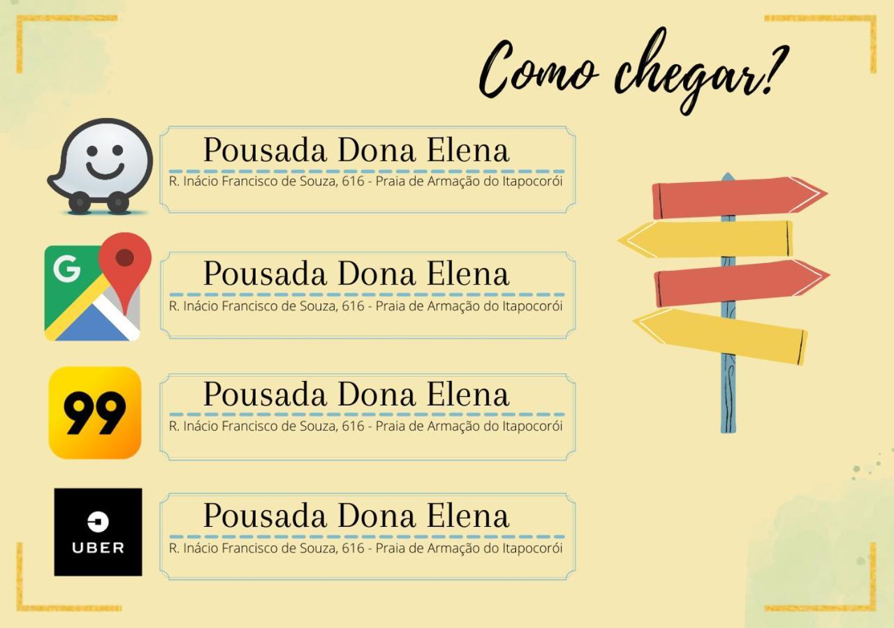 Pousada Dona Elena Penha  Bagian luar foto